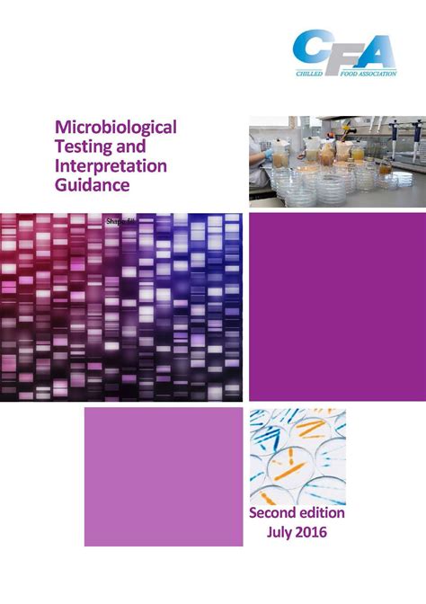 CFA Microbiological testing and interpretation Guidance.